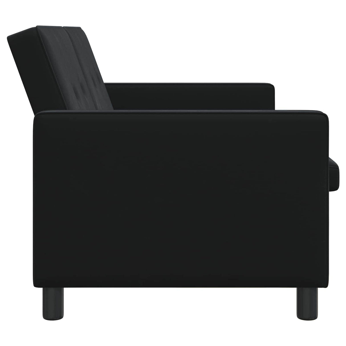 Sofa Bed Black Fabric