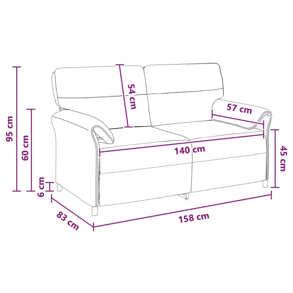 Sofa 100% polyester metal frame MDF, Plywood