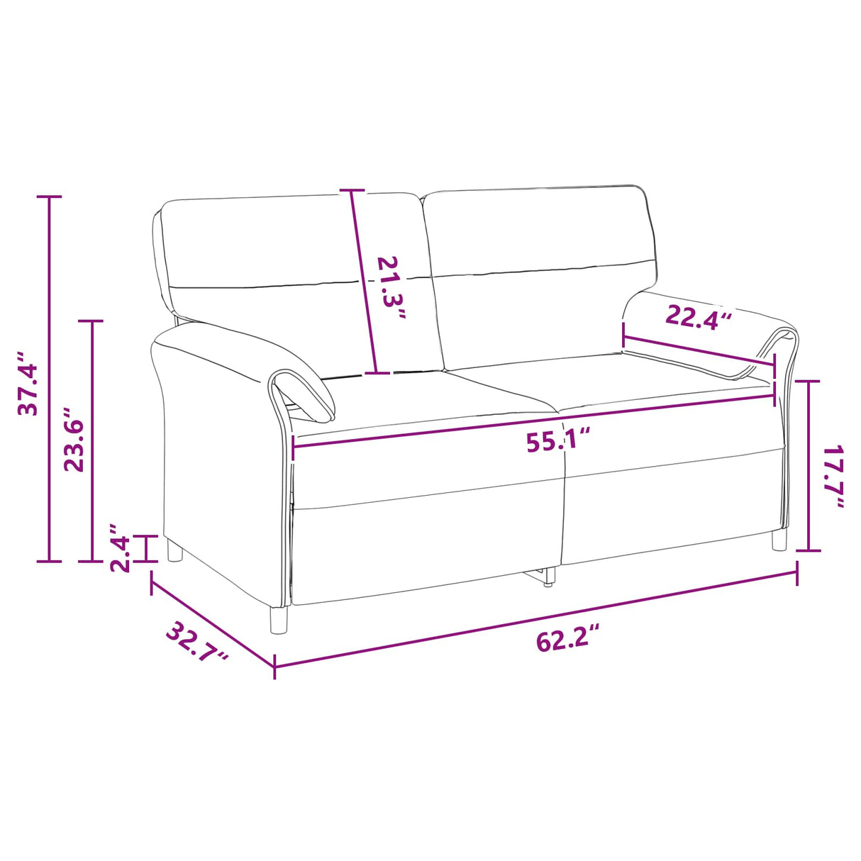 Sofa 100% polyester metal frame MDF, Plywood