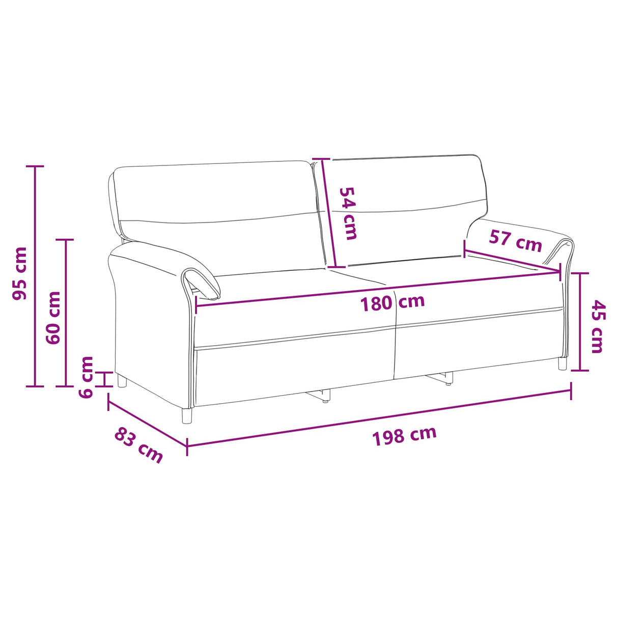 Sofa 100% polyester metal frame MDF, Plywood