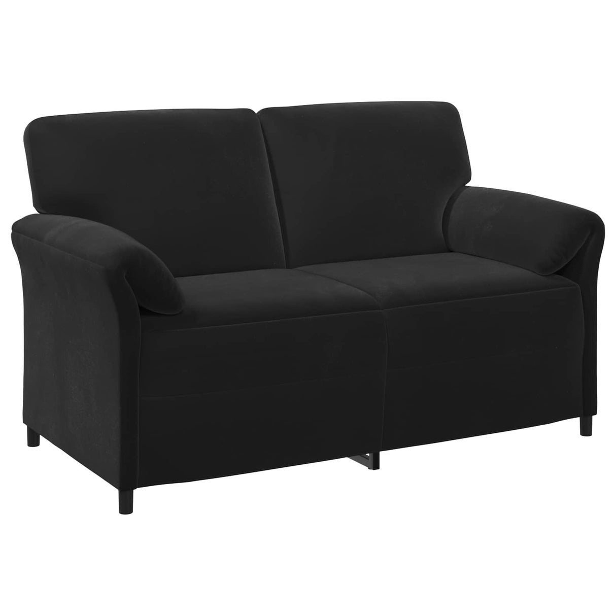 2-Seater Sofa Black 158 x 83 x 95 cm Velvet