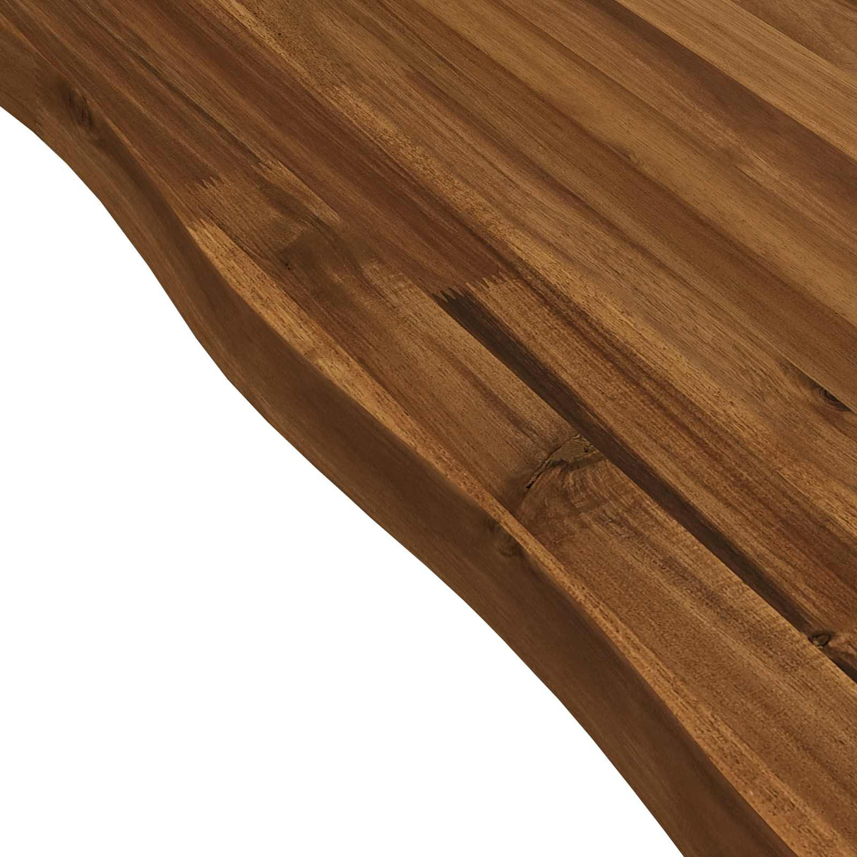 live edge dining table 160 x 70 x 75 cm Solid Acacia Wood