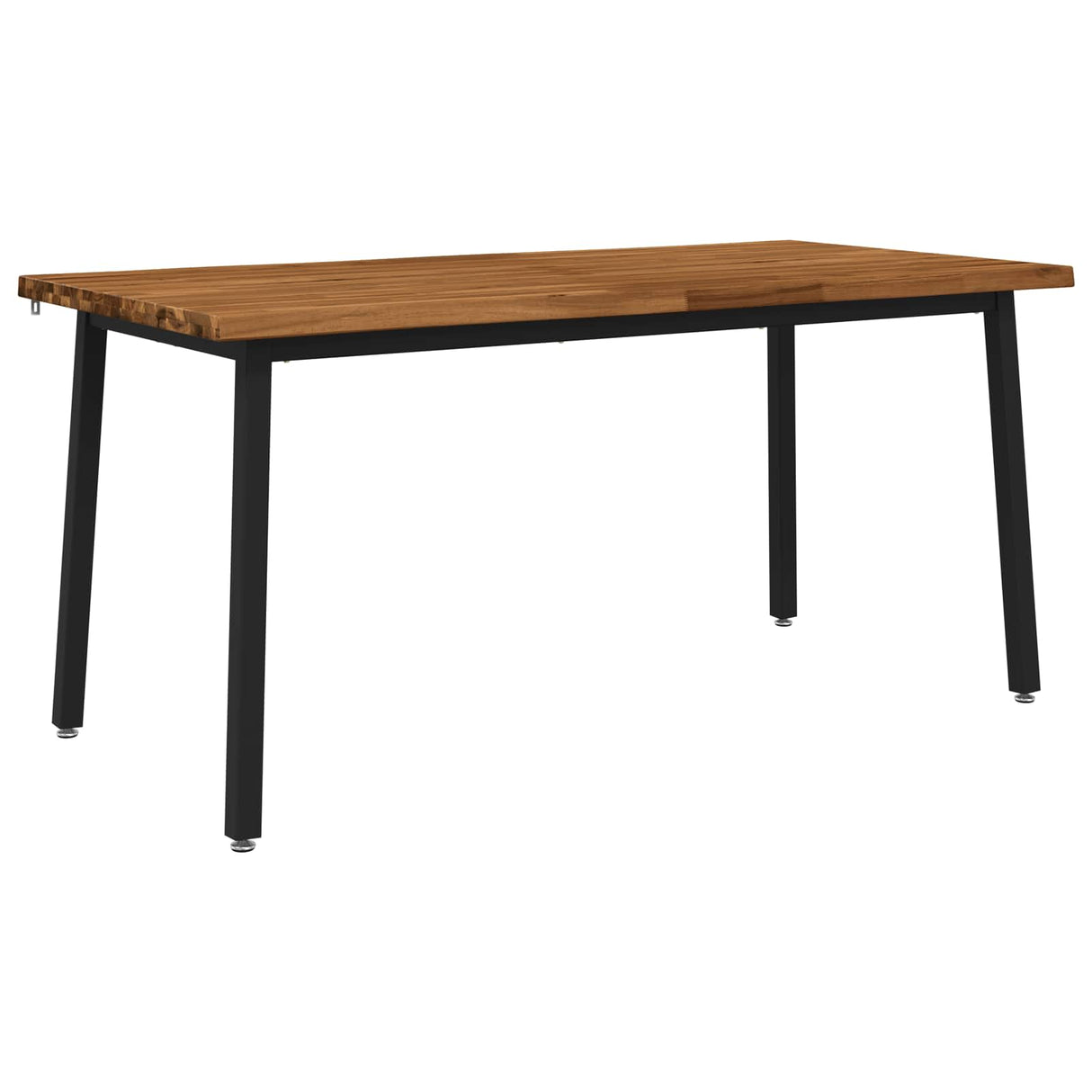 live edge dining table 160 x 80 x 75 cm Solid Acacia Wood