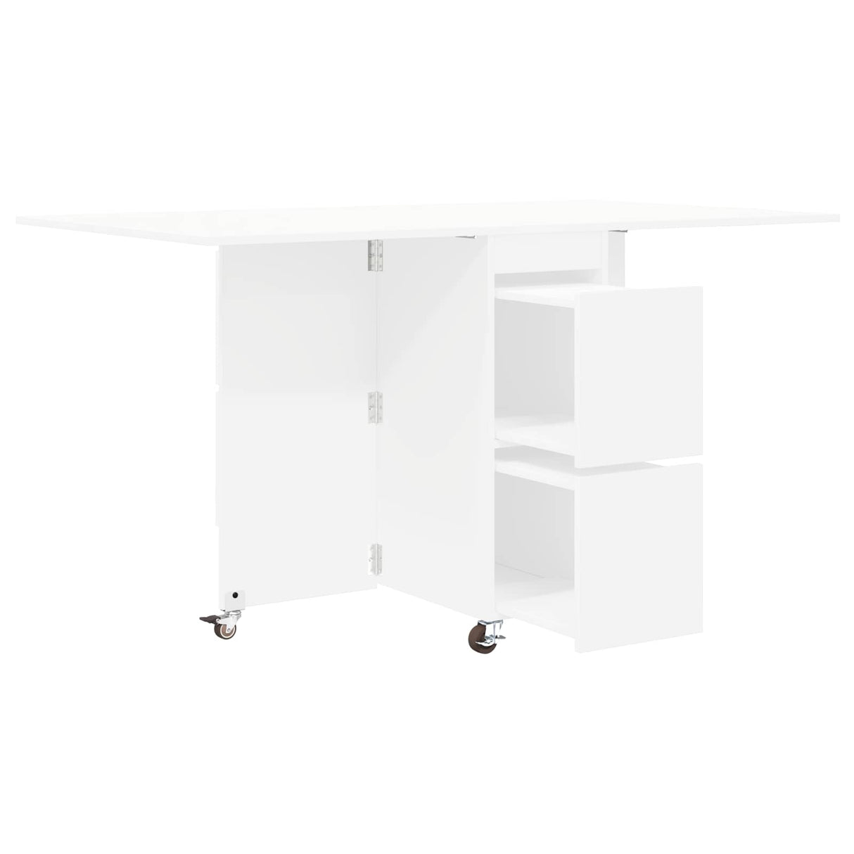 Dinning Table 140 x 80 x 77 cm Engineered Wood White