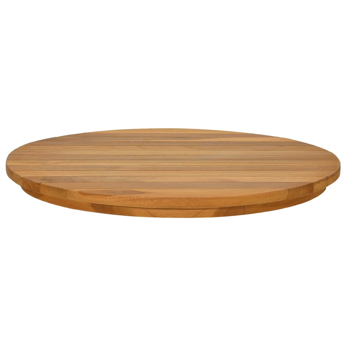 Table Top Ø 50 x 3.5 Round Solid Teak Wood Natural