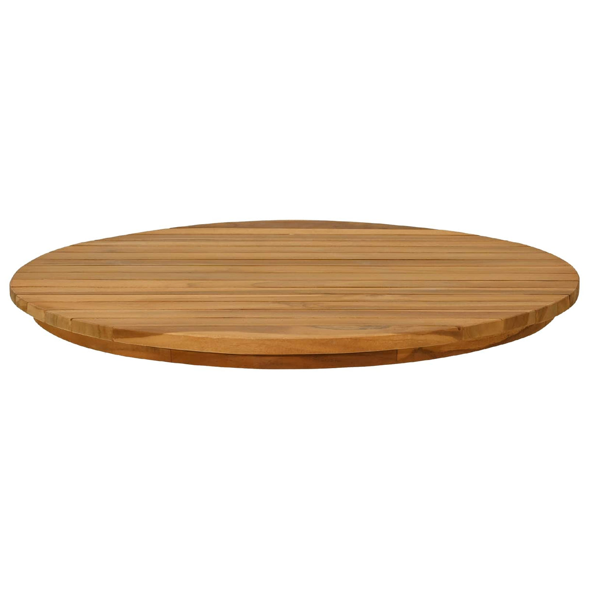 Table Top Ø 60 x 3.5 Round Solid Teak Wood Natural