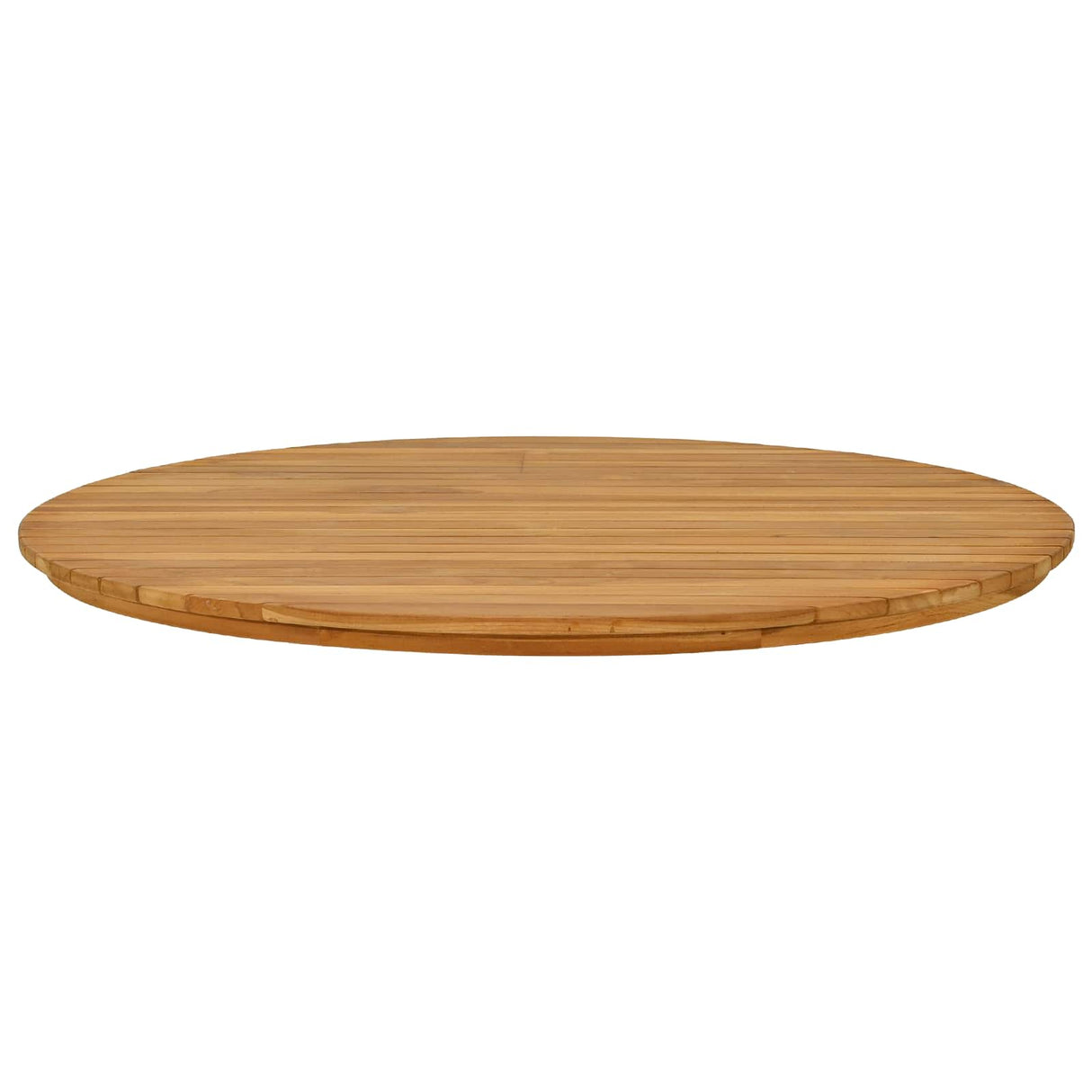 Table Top Ø 90 x 3.5 Round Solid Teak Wood Natural