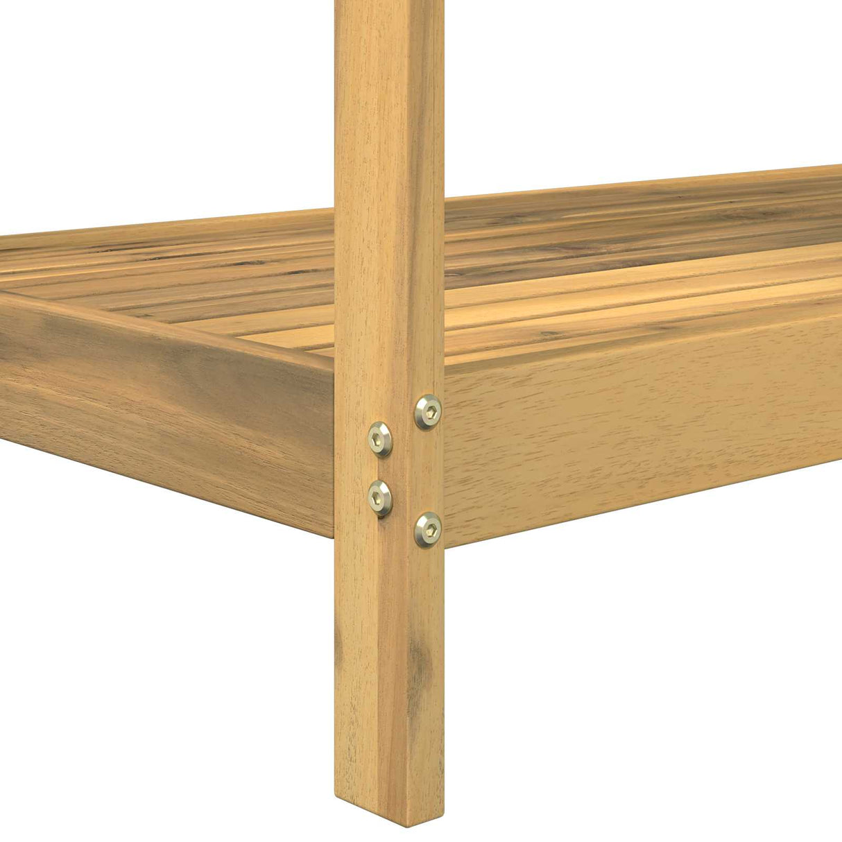 Outdoor Potting Bench 111.5 x 48.5 x 107 cm Solid Acacia Wood