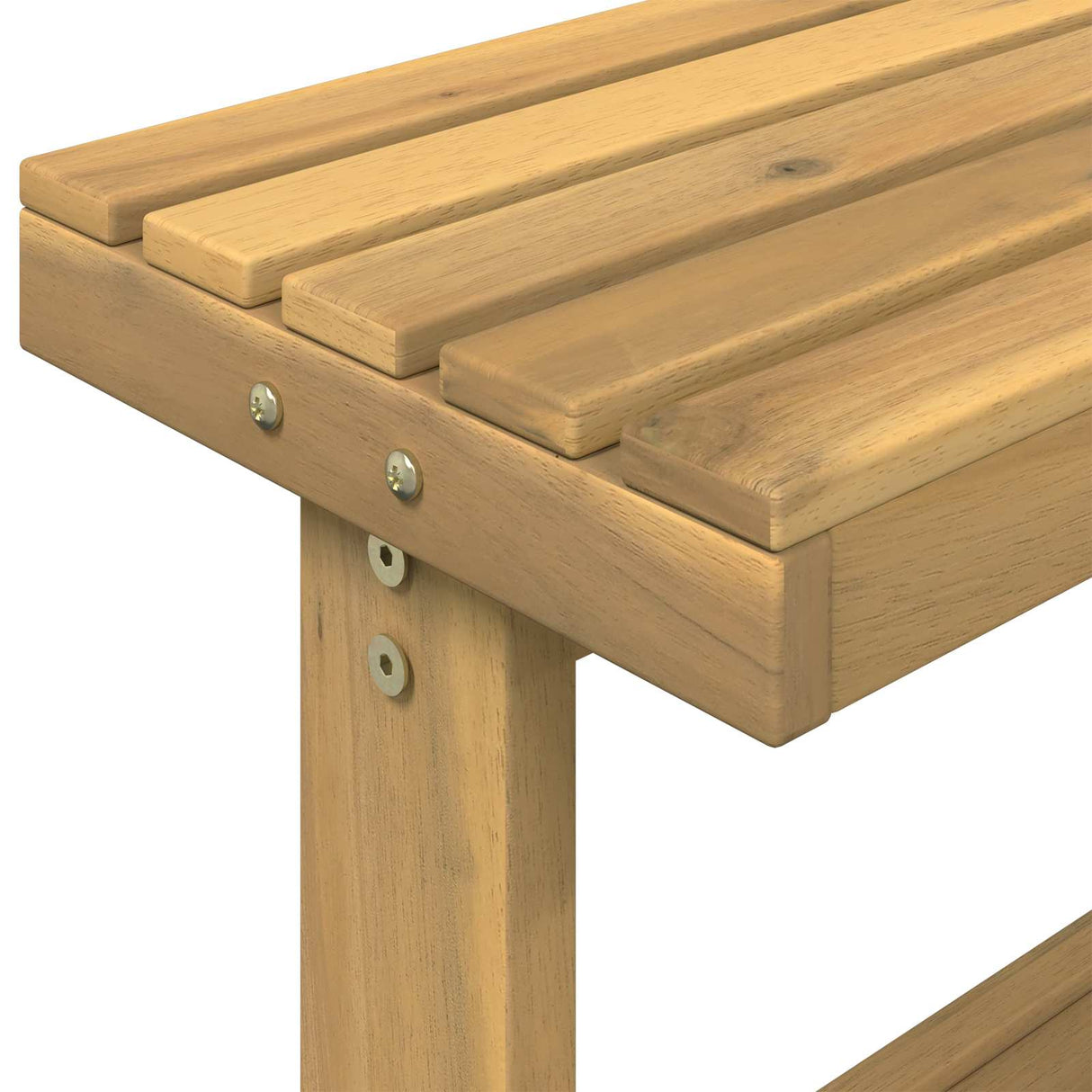 Outdoor Potting Bench 111.5 x 48.5 x 107 cm Solid Acacia Wood