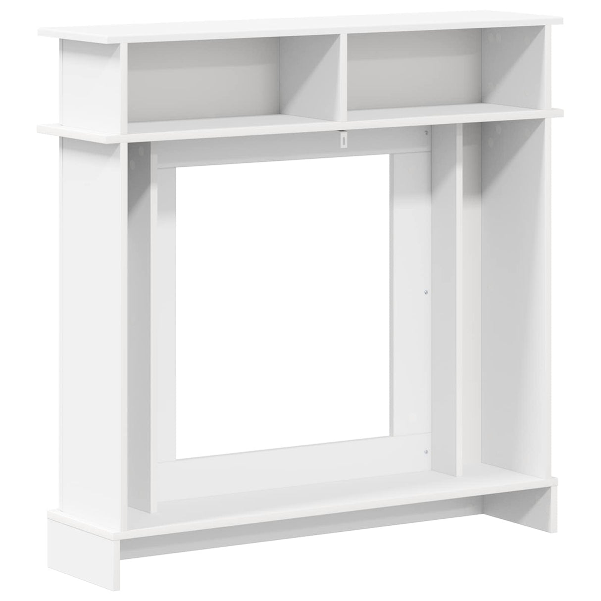 Fireplace Surround White 102 x 26 x 100 cm Engineered Wood