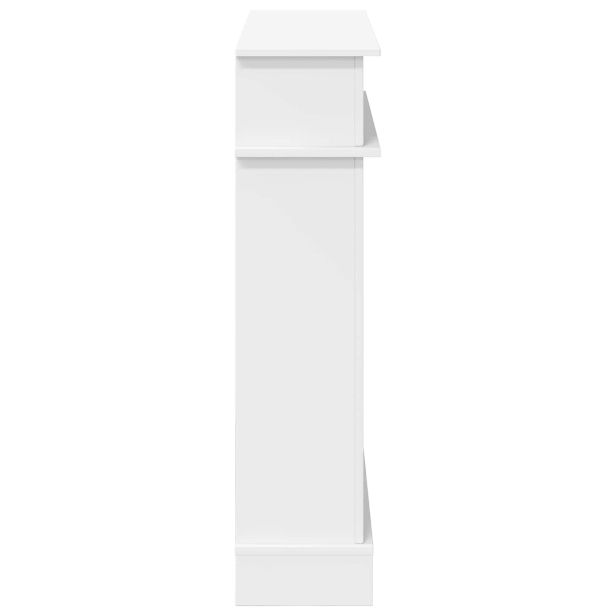 Fireplace Surround White 102 x 26 x 100 cm Engineered Wood