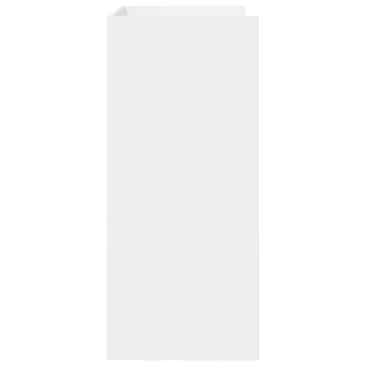 DJ Table White 62 x 45 x 102 cm Engineered Wood