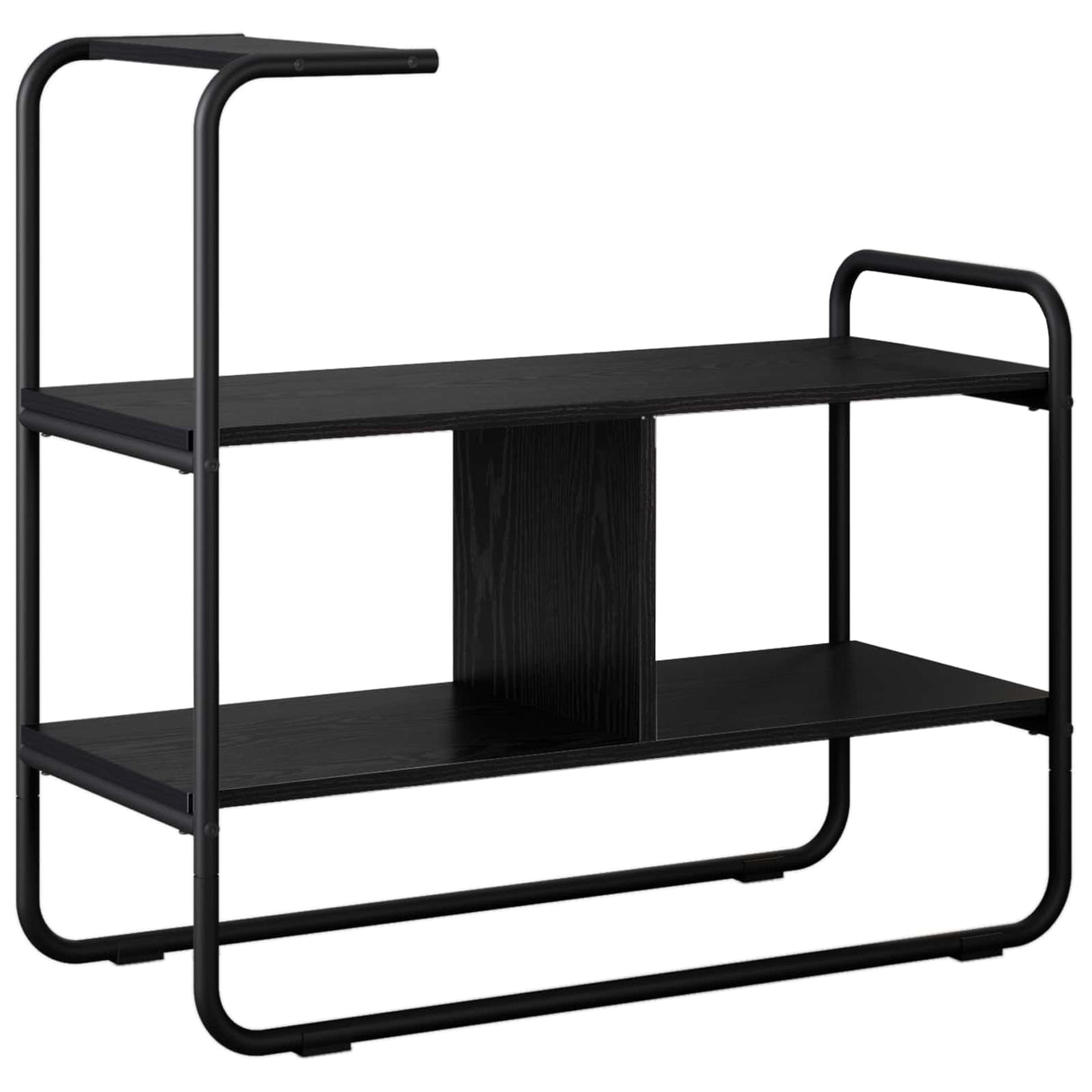 Console Table Black Oak 80 x 35 x 75 cm Engineered Wood