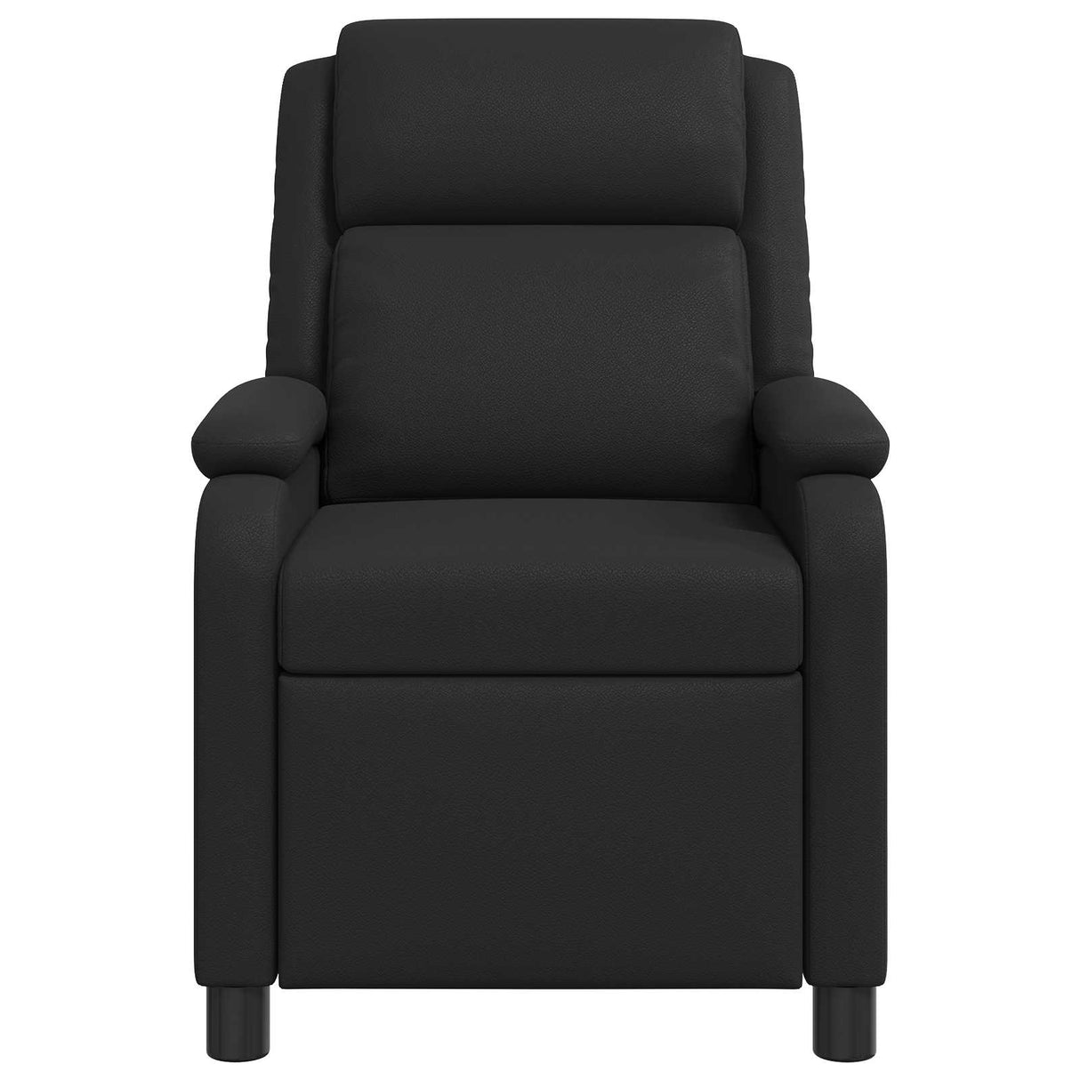 Recliner Black Faux Leather