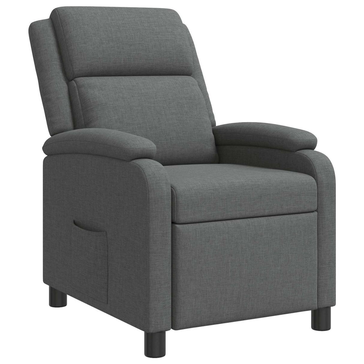 Recliner Dark Grey Fabric