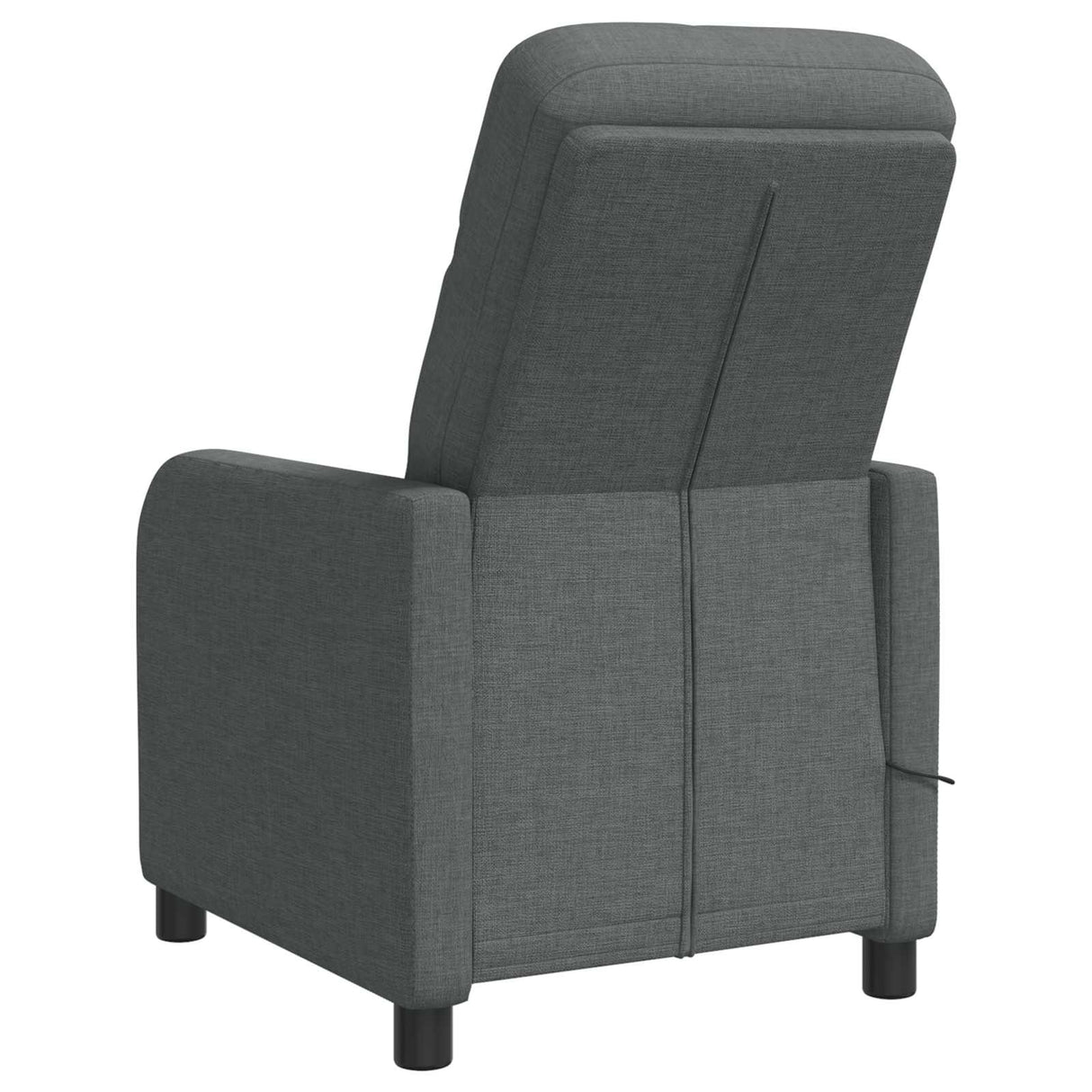 Massage Recliner Dark Grey Fabric