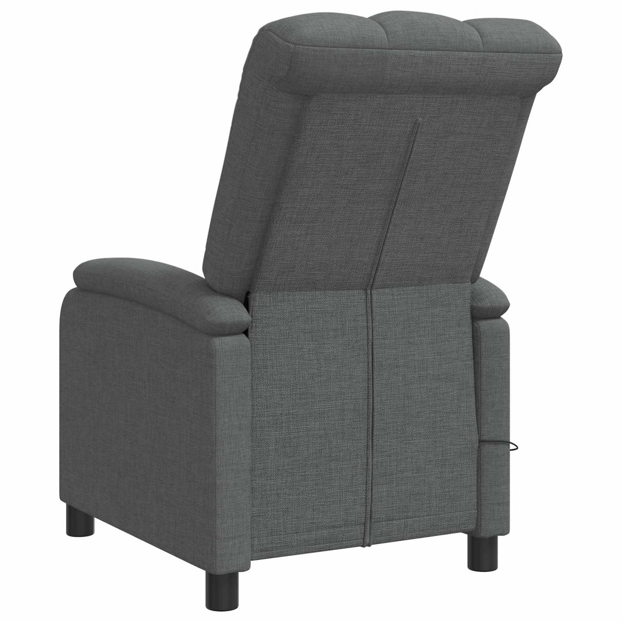 Massage Recliner Dark Grey Fabric