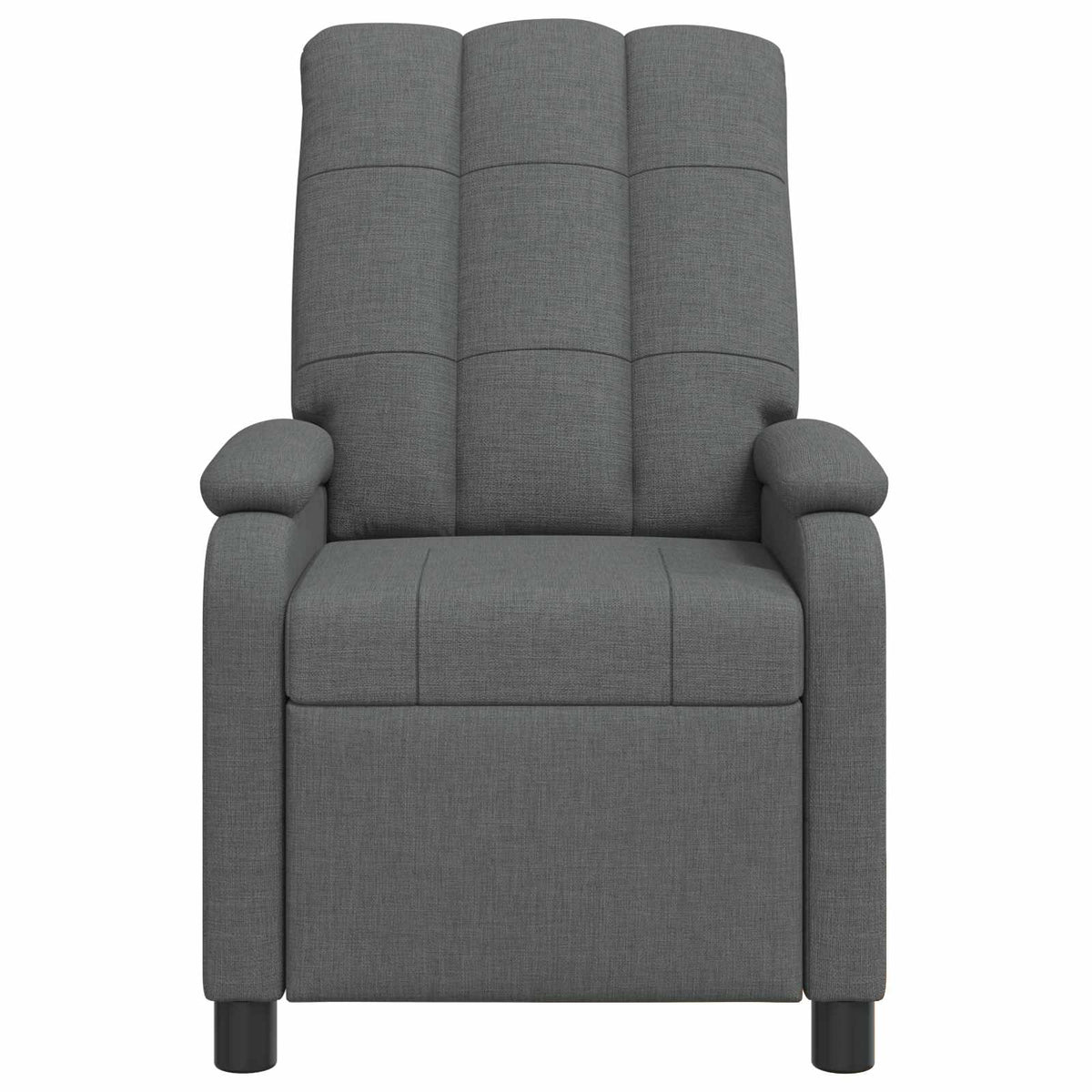 Massage Recliner Dark Grey Fabric