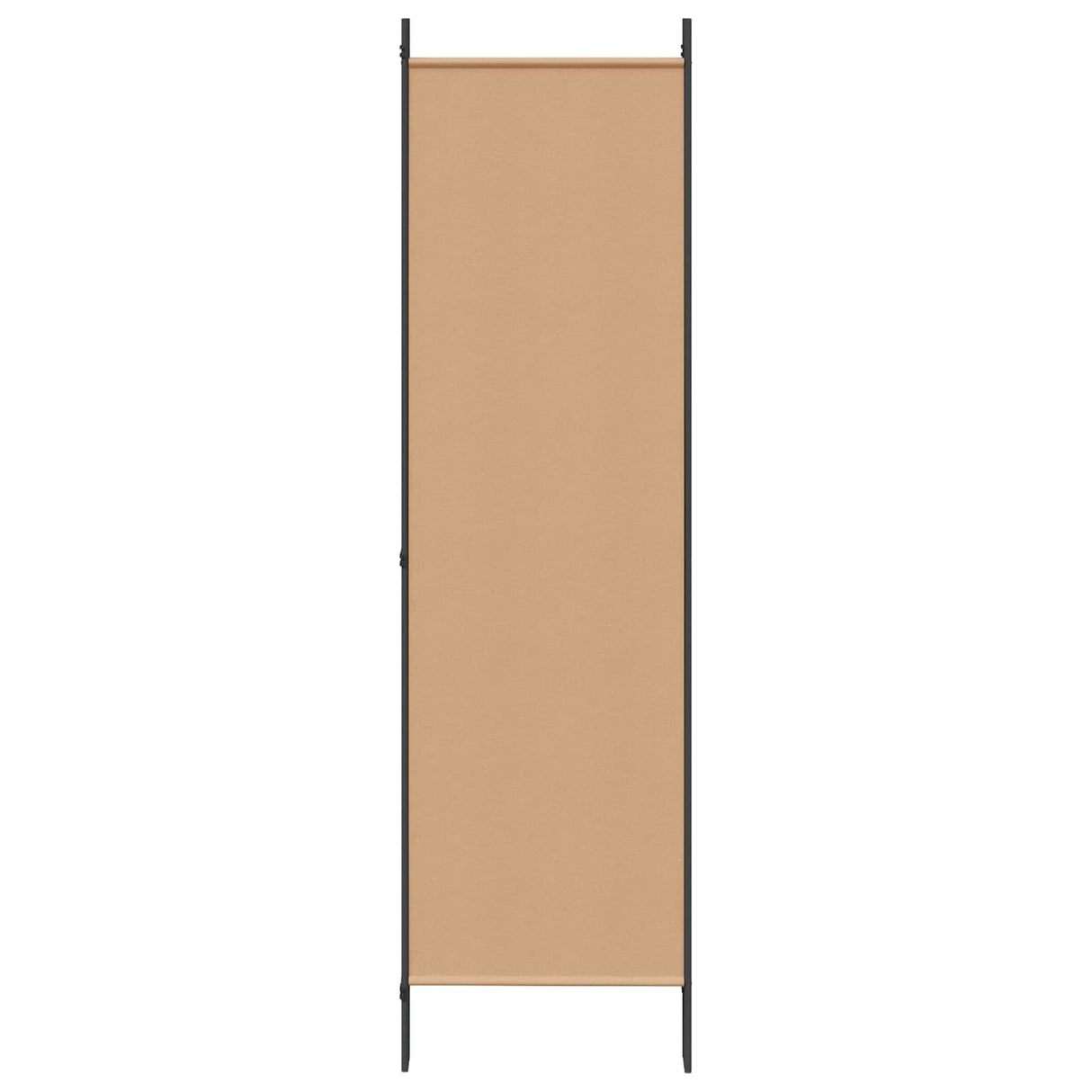 5-Panel Room Divider Beige 250 x 180 cm Fabric