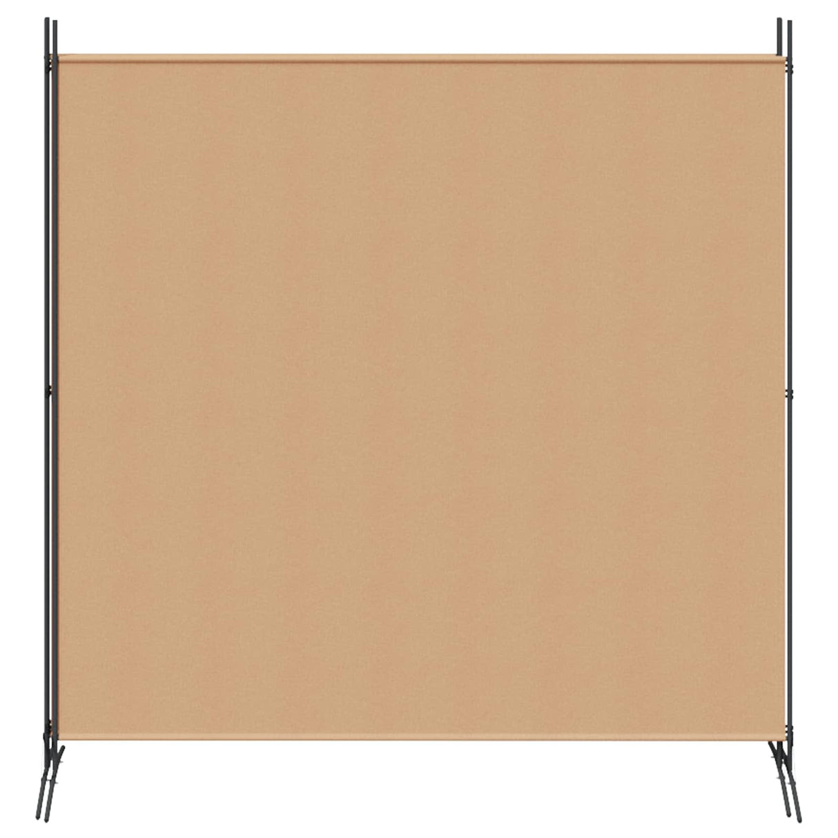 4-Panel Room Divider Beige 525 x 180 cm Fabric