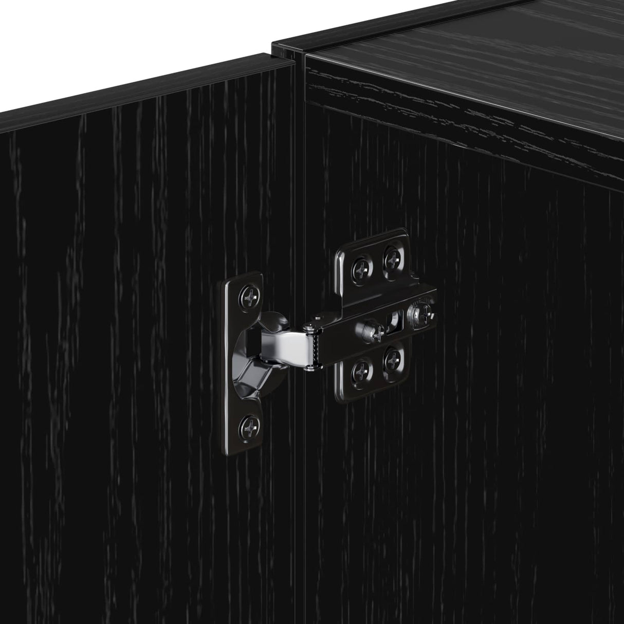 Wall Cabinet Black Oak 40 x 42.5 x 40 cm Engineered Wood
