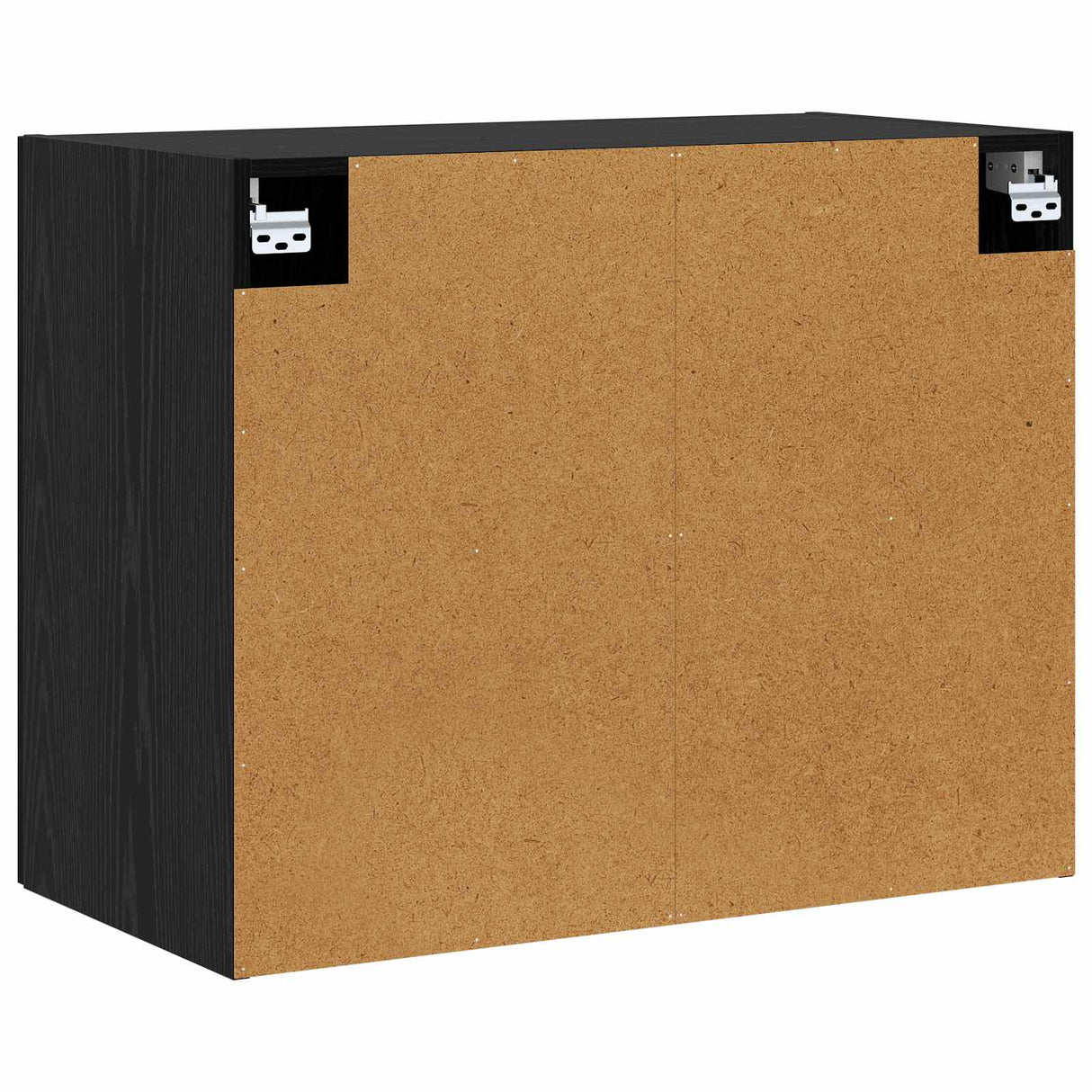Wall Cabinet Black Oak 80 x 42.5 x 64 cm Engineered Wood
