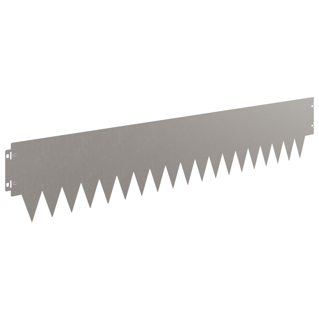 Lawn Edging 10 pcs 103 x 20 cm metal Rusty