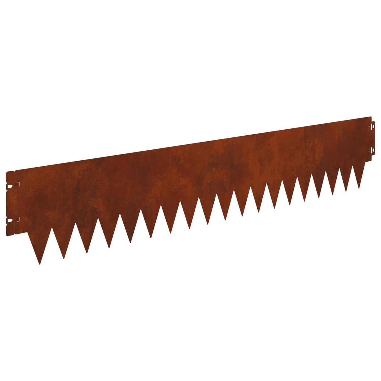 Lawn Edging 20 pcs 103 x 20 cm Steel Rusty