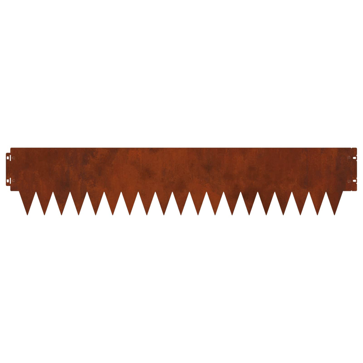 Lawn Edging 20 pcs 103 x 20 cm Steel Rusty