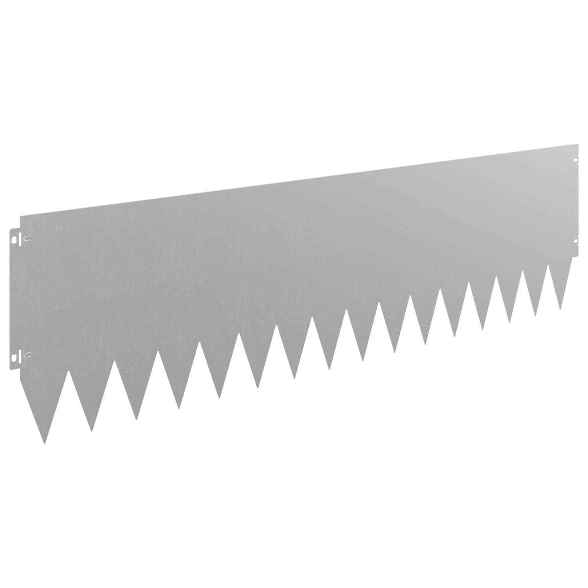 Lawn Edging 20 pcs 103 x 30 cm Steel Rusty