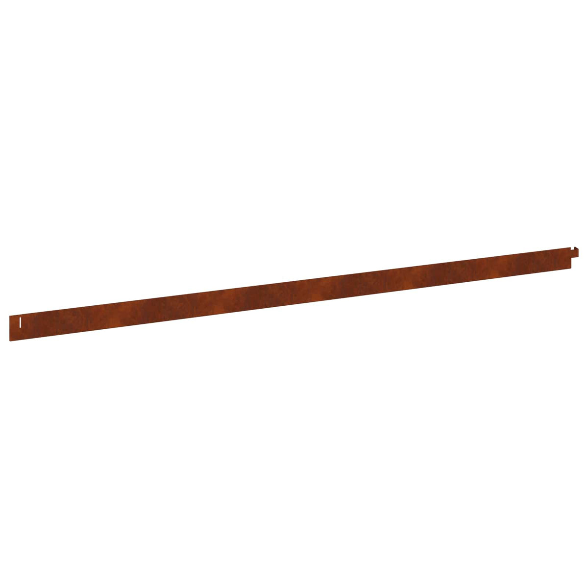 Lawn Edging 20 pcs 102 x 4 x 4 cm Steel Rusty
