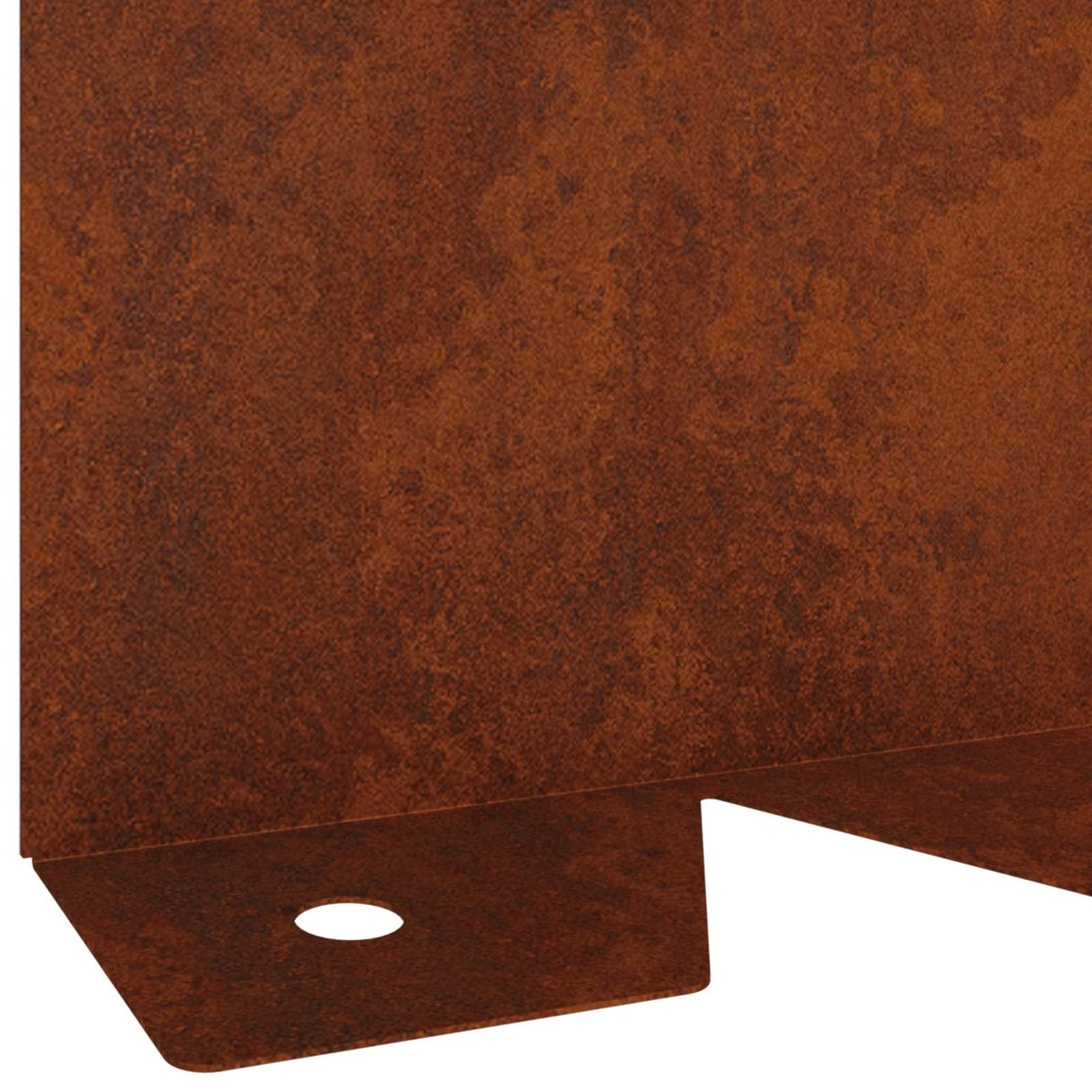 Lawn Edging 20 pcs 102 x 10 x 4 cm Steel Rusty