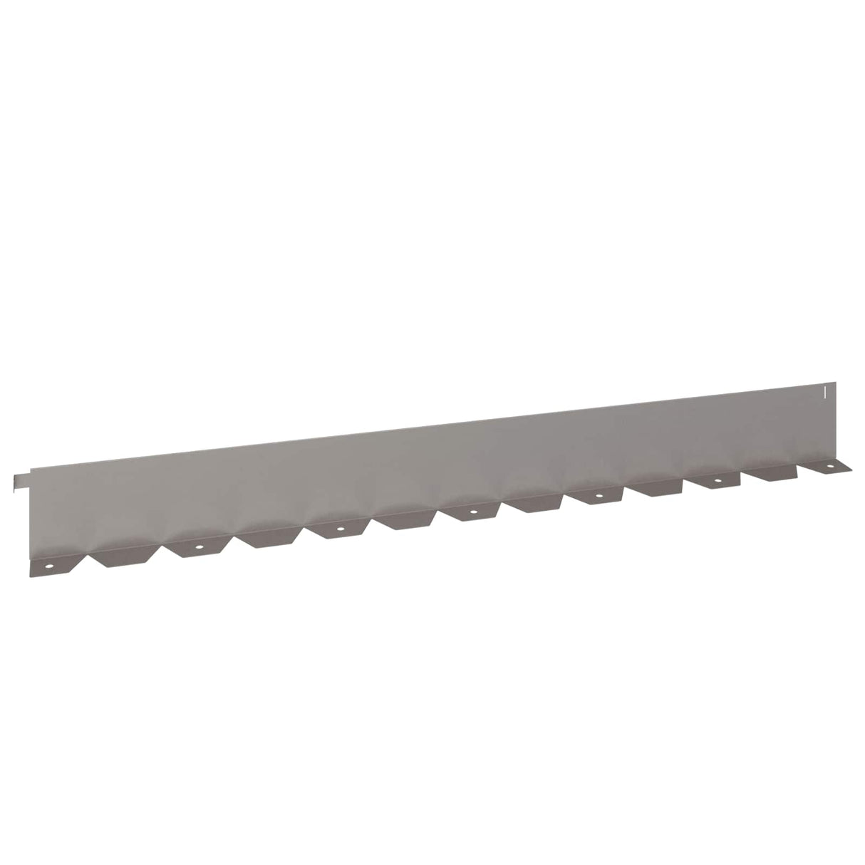 Lawn Edging 20 pcs 102 x 10 x 4 cm Steel Rusty