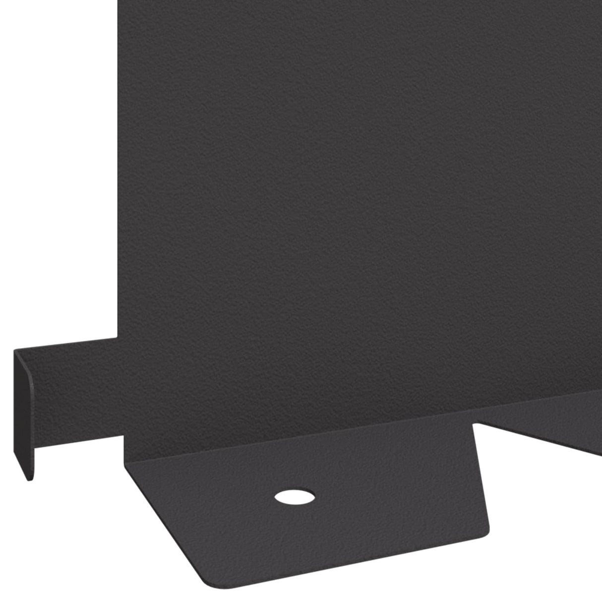 Lawn Edging 10 pcs 102 x 15 x 4 cm Steel Black