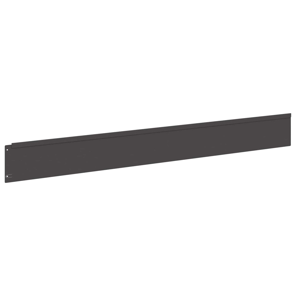 Lawn Edging 20 pcs 100 x 12 cm Steel Black