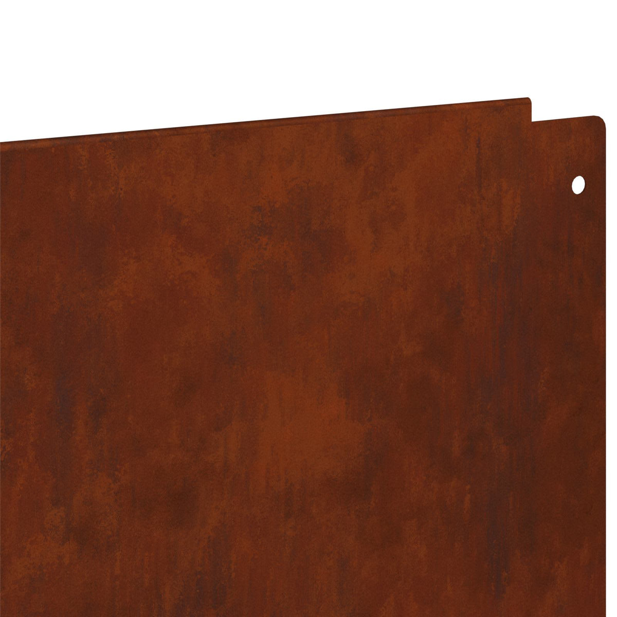 Lawn Edge with Top Fold 20 pcs 100x12cm Steel Rusty