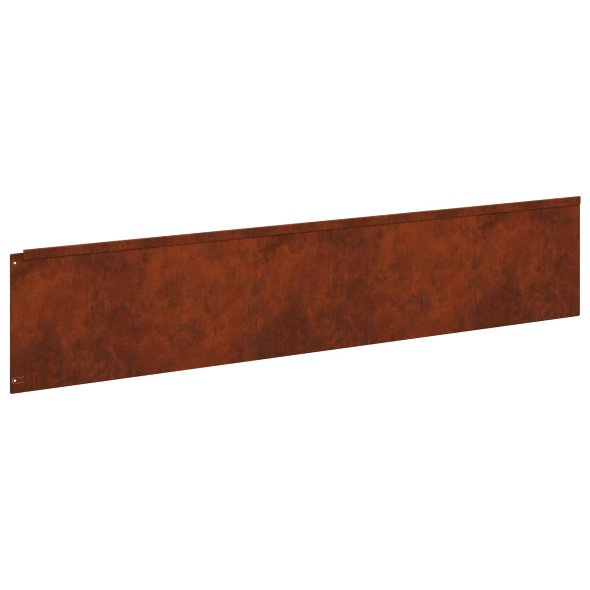 Lawn Edging 10 pcs 100 x 22 cm Steel Rusty