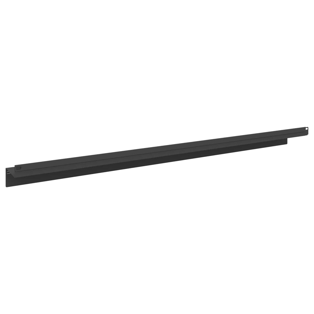 Lawn Edging 20 pcs 100 x 10 x 8 cm Steel Black