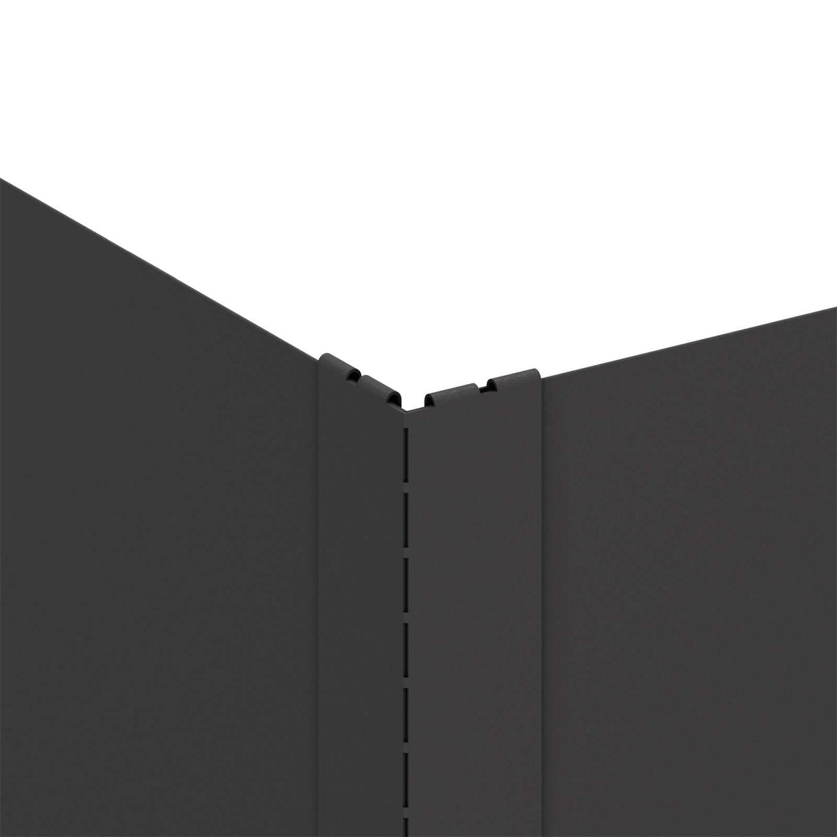 Lawn Edging 4 pcs 60 x 60 x 20 cm Steel Black