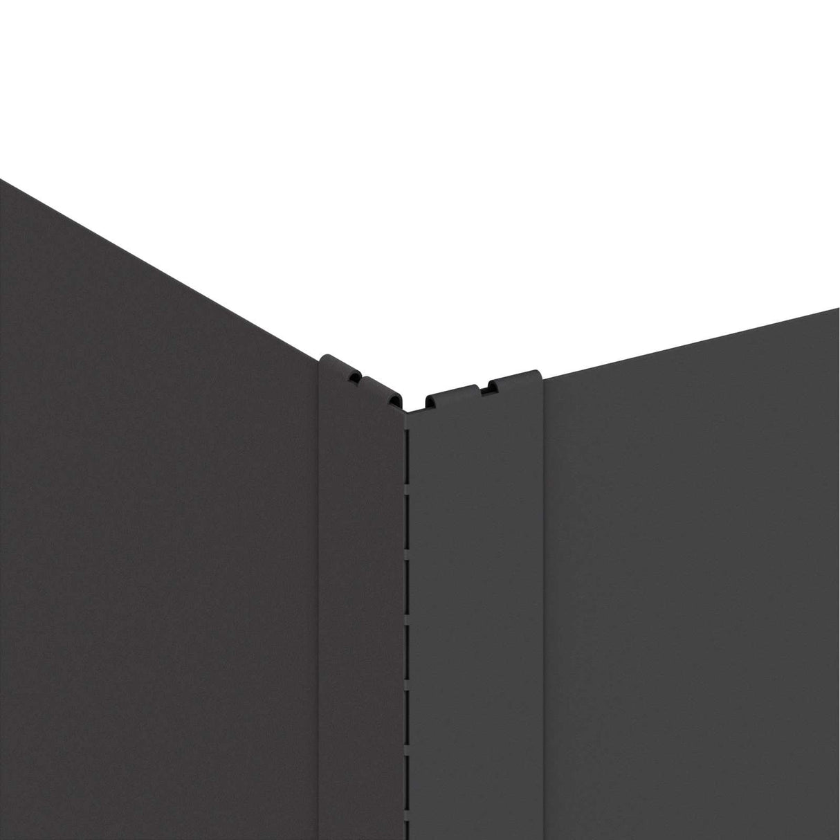Lawn Edging 100 x 100 x 35 cm Steel Black