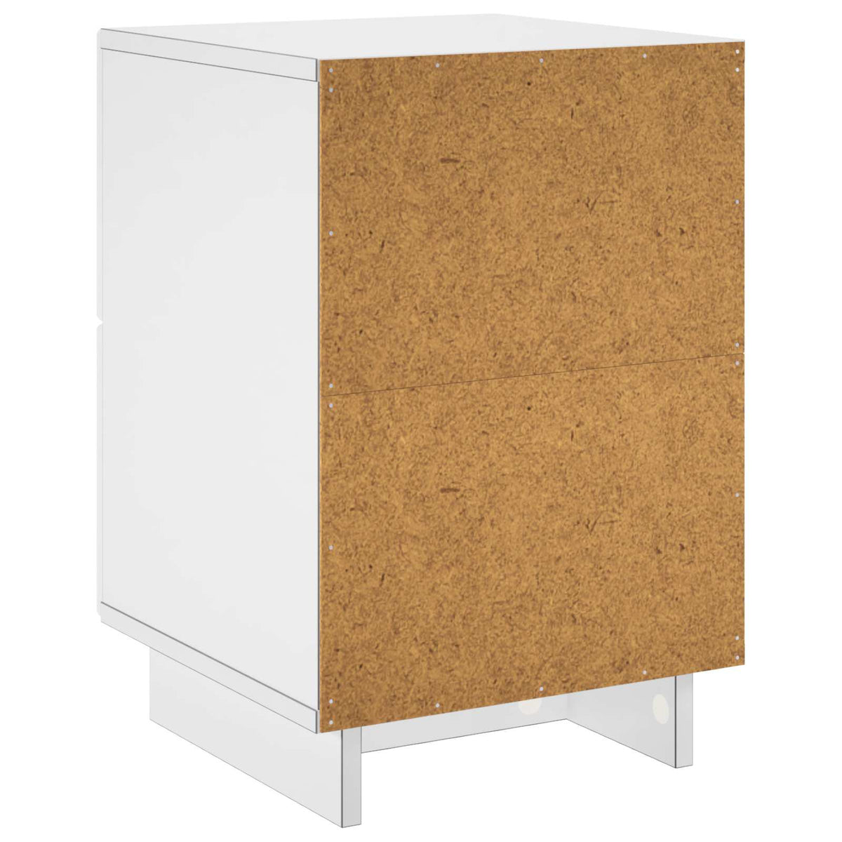 Bedside Cabinet 2 pcs White 33.5 x 34.5 x 50 cm Engineered Wood