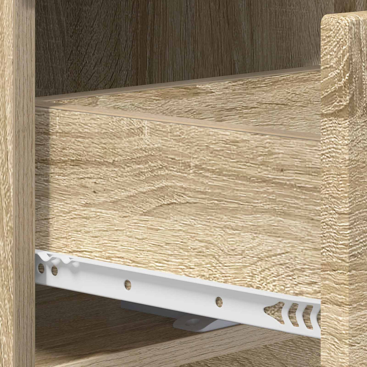 Bedside Cabinet Sonoma Oak 33.5 x 34.5 x 50 cm Engineered Wood