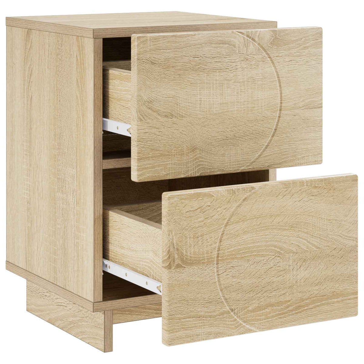 Bedside Cabinet Sonoma Oak 33.5 x 34.5 x 50 cm Engineered Wood