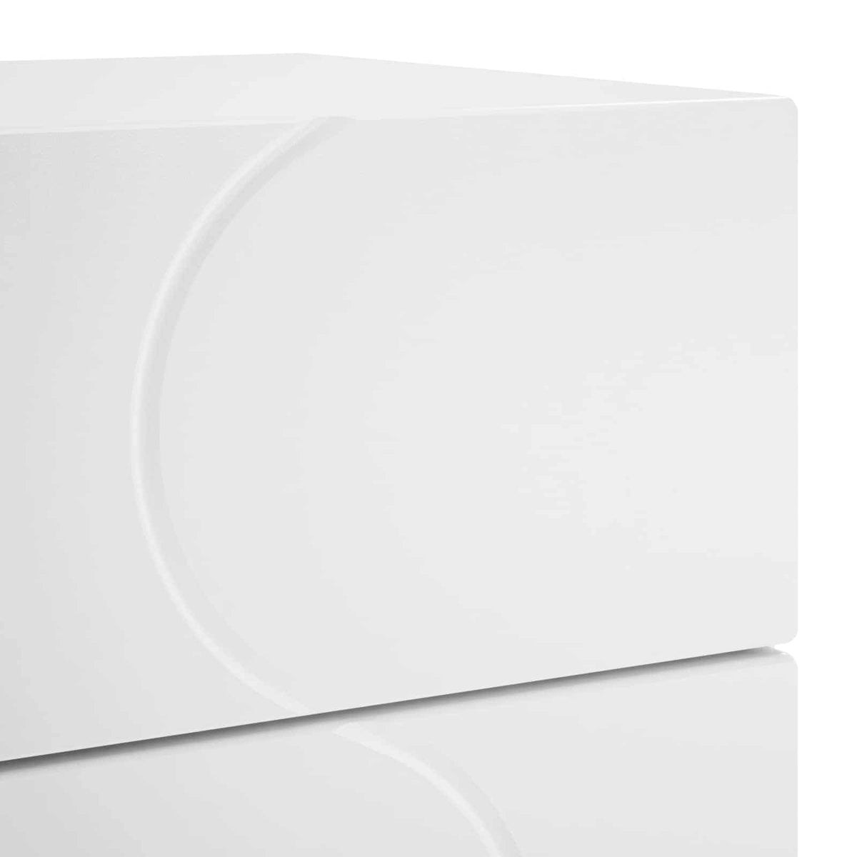 Bedside Cabinet 2 pcs White 33.5 x 34.5 x 60 cm Engineered Wood