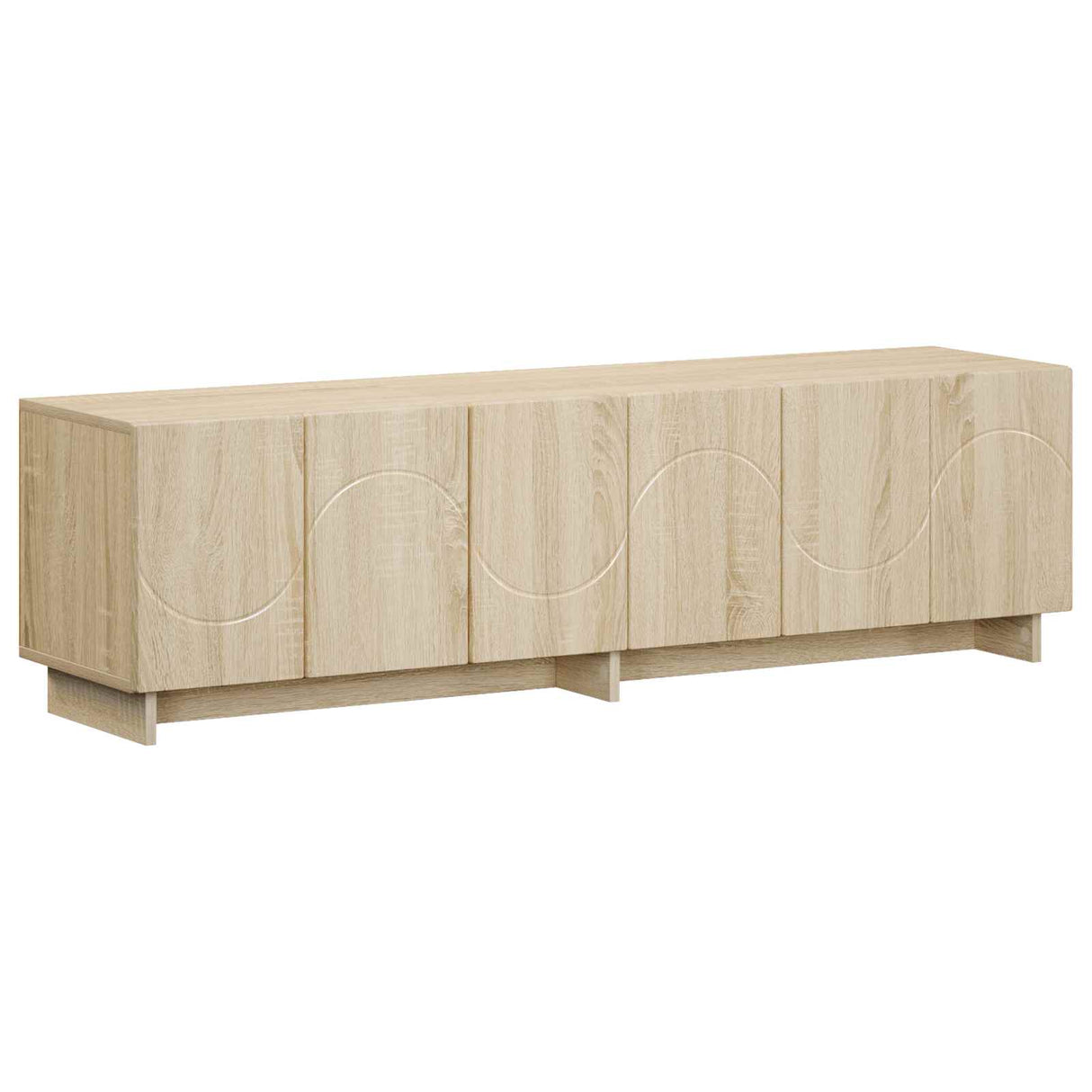 TV Stand 140 x 34.5 x 40 cm Sonoma Oak Engineered Wood