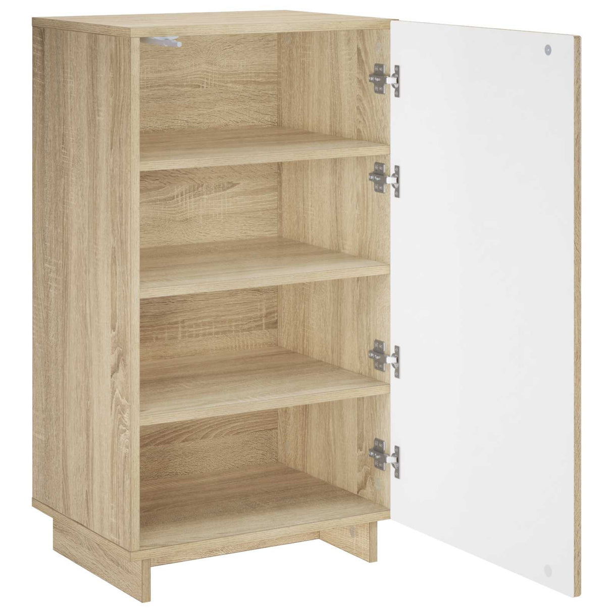 Shoe Cabinet 48 x 38 x 87.5 cm Engineered Wood Sonoma Oak