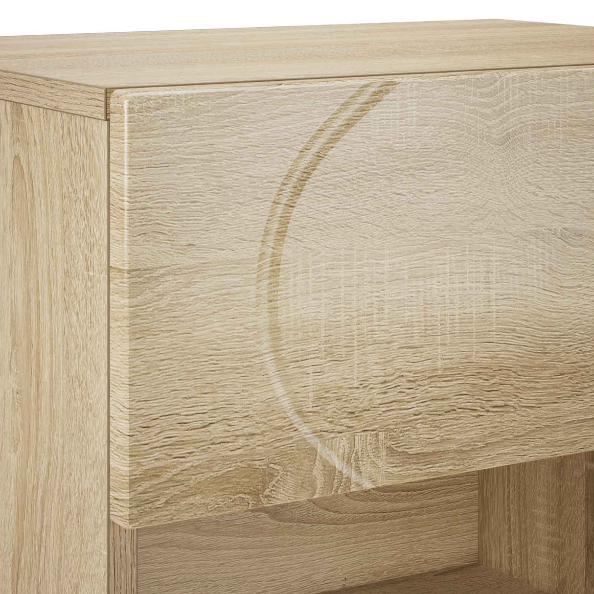 Shoe Cabinet 48 x 38 x 87.5 cm Engineered Wood Sonoma Oak