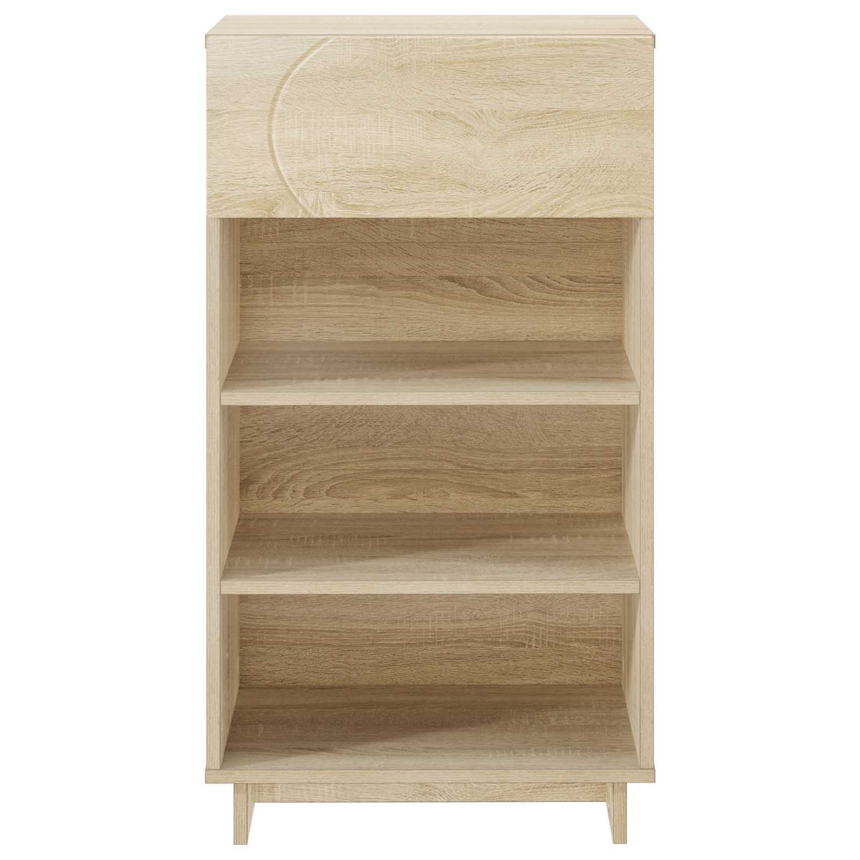 Shoe Cabinet 48 x 38 x 87.5 cm Engineered Wood Sonoma Oak