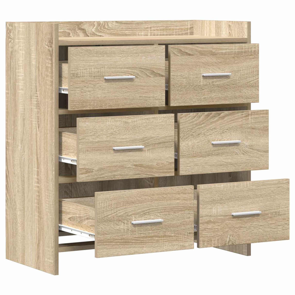 Sideboard Sonoma Oak 75 x 33 x 80 cm Engineered Wood