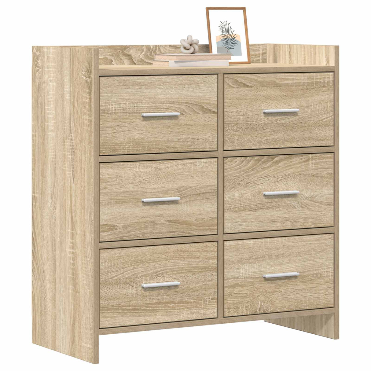 Sideboard Sonoma Oak 75 x 33 x 80 cm Engineered Wood
